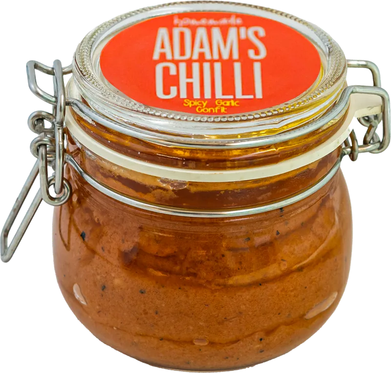 Fire-Kissed Garlic Confit jar