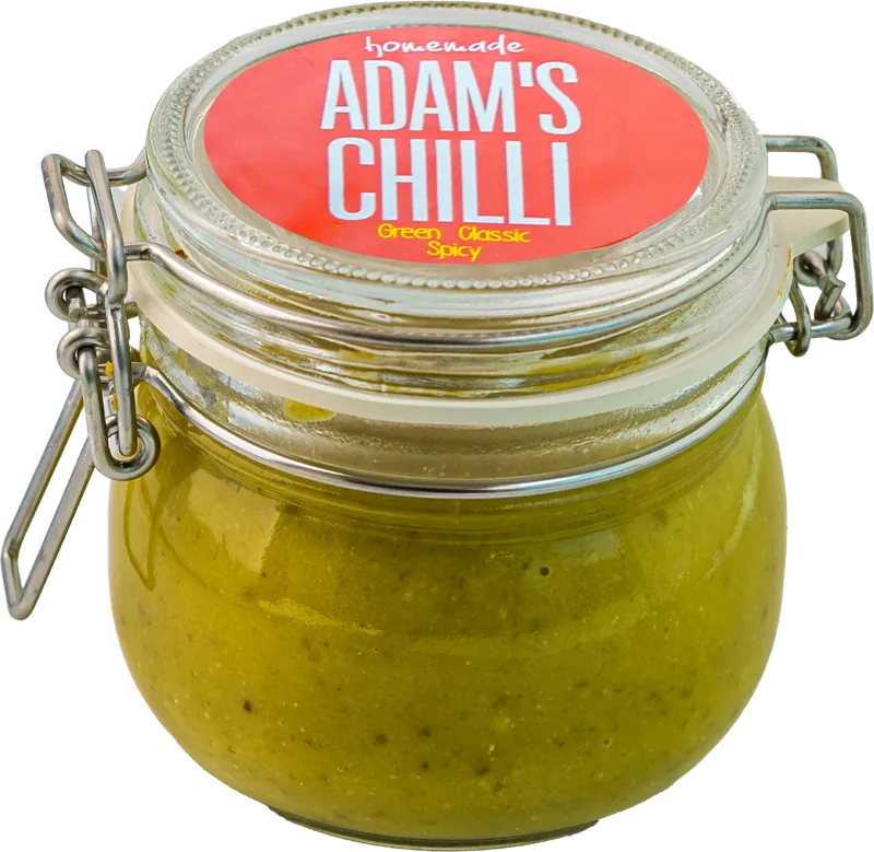 Green Basil jar